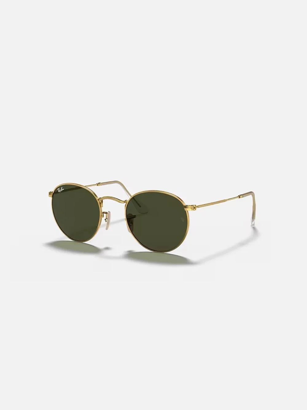 Ray-Ban Round Metal Sunglasses in Gold Trim